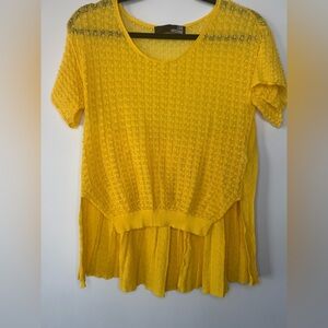 Love Moschino Asymmetrical Knit T-Shirt – Size 6